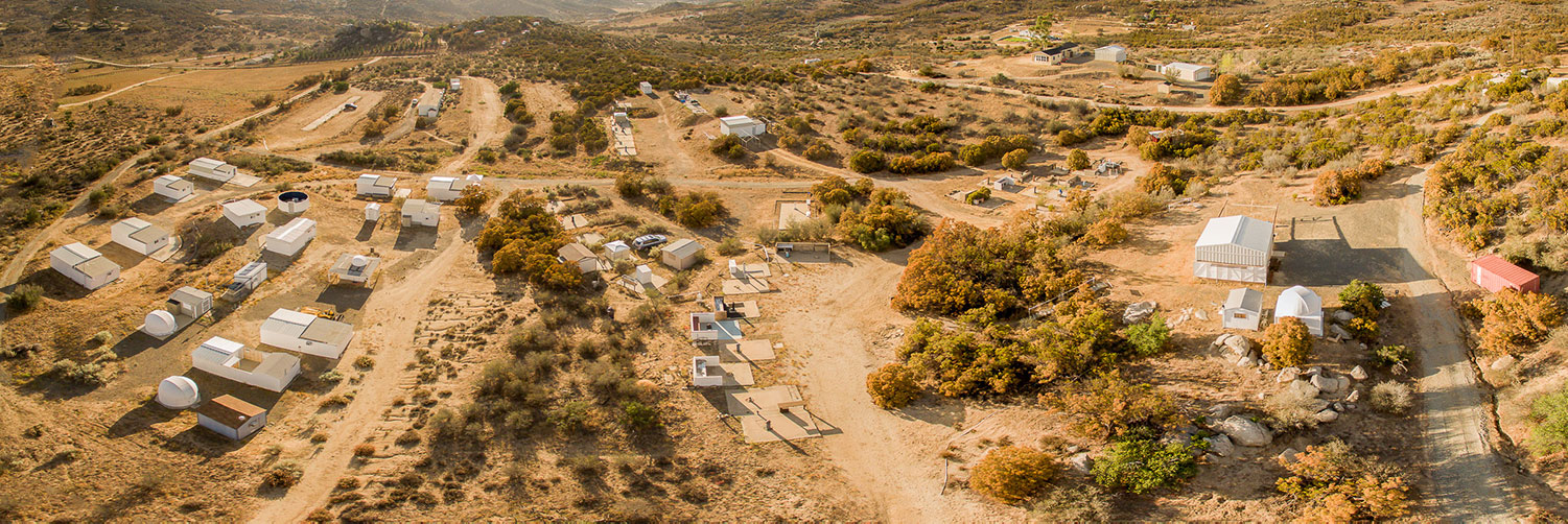 Anza site panorama from drone